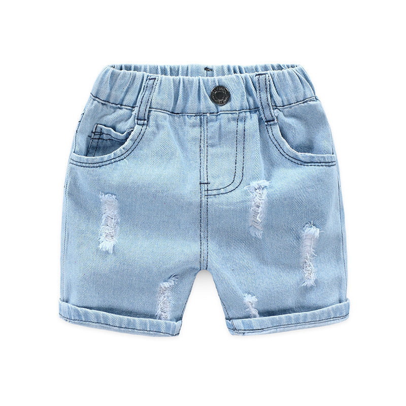 Shorts Summer Baby Boys Denim Fashion Hole Children Jeans Kids Clothes Boy Casual Cowboy 2 3 4 5 6 Years 230505