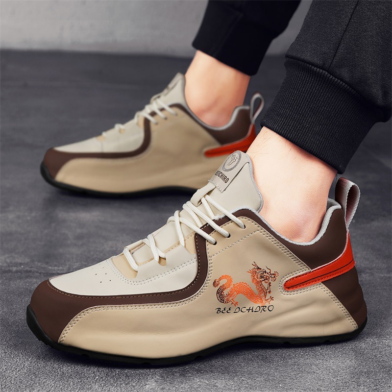 Mens Retro Luxury Sneakers Multiple Colors Leather Mesh Fashion Gifts Mixed Casual Trainers Non Slip Height Boost Daily Shoes For Commuting And Street