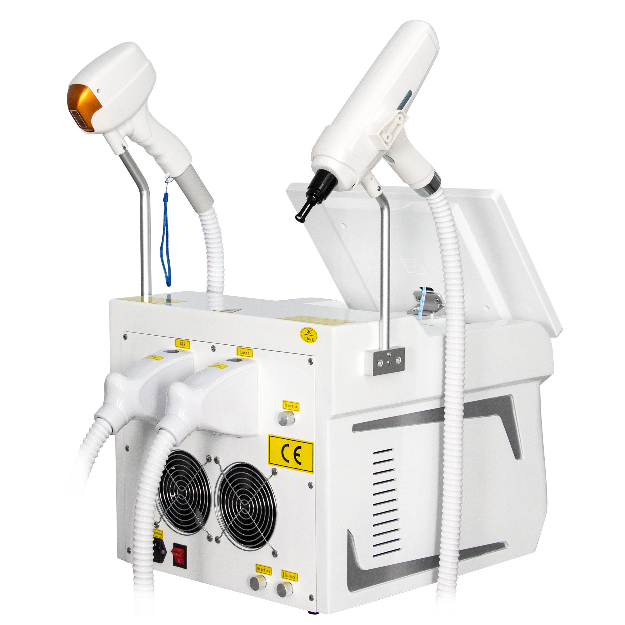 10 Bars Diode Laser Hair Removal with Picosecond Acne Scar Removal Machine 755 808 940 1064nm for Face Arms Legs Bikini