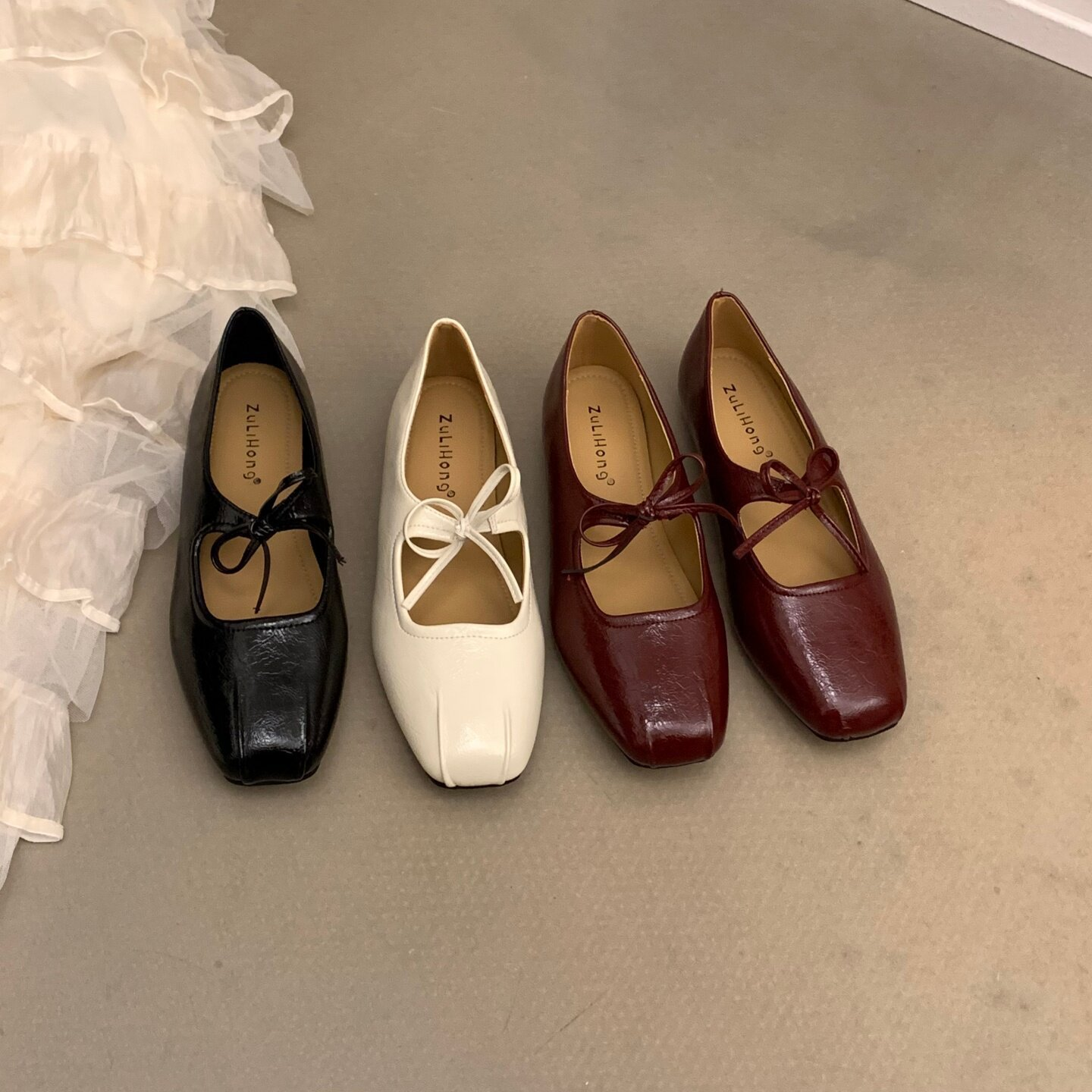 2025 new Bailamos Casual Flats Comfortable Soft Boat Loafers Ballerina Shallow Round Toe Ballet Flat Shoes Women Slip On Side 240924