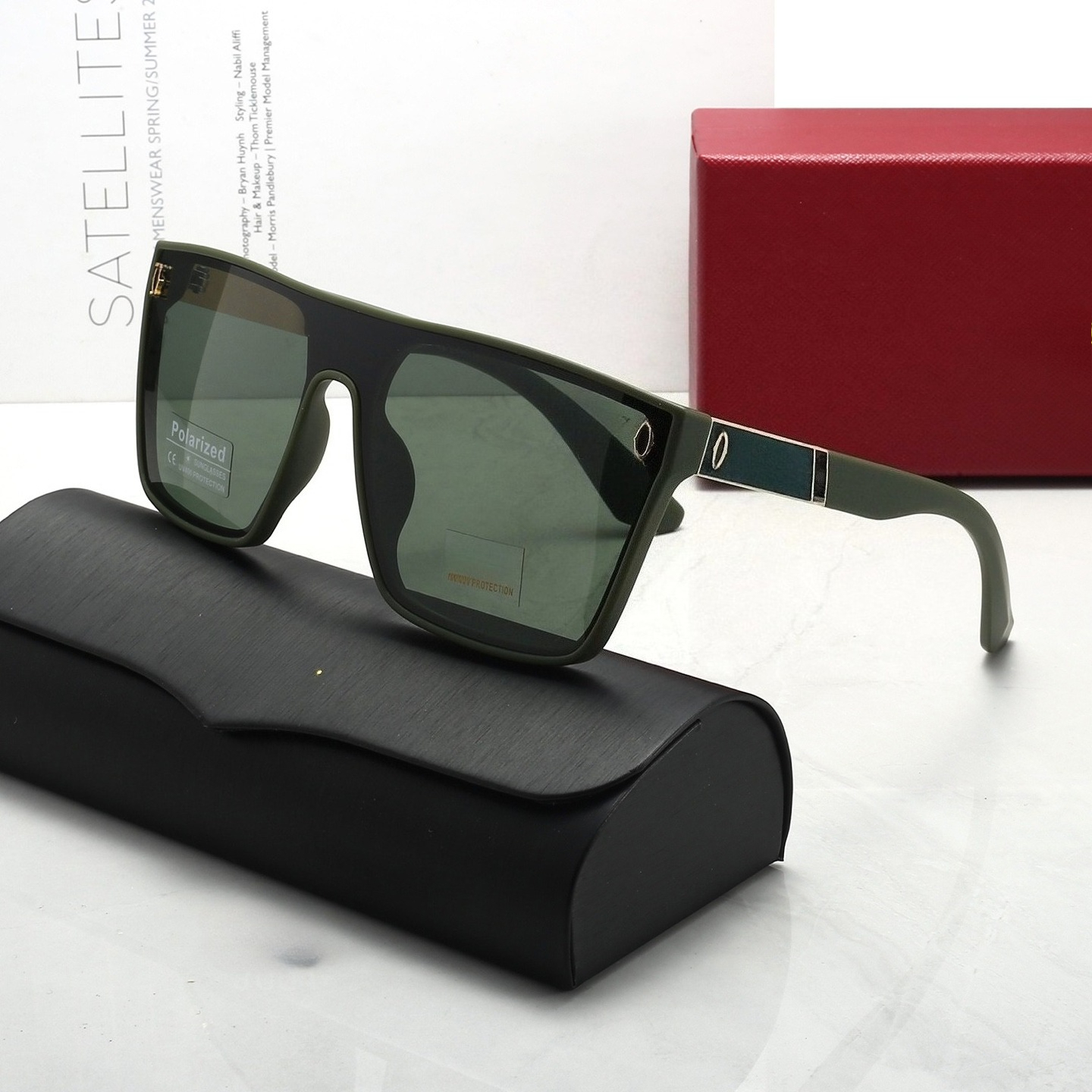 designer sunglasses men women One Piece Shield Sunglasses UV400 sun glasses Anti-UV Polarized Gradient Eyewear for Outdoor Casual Use