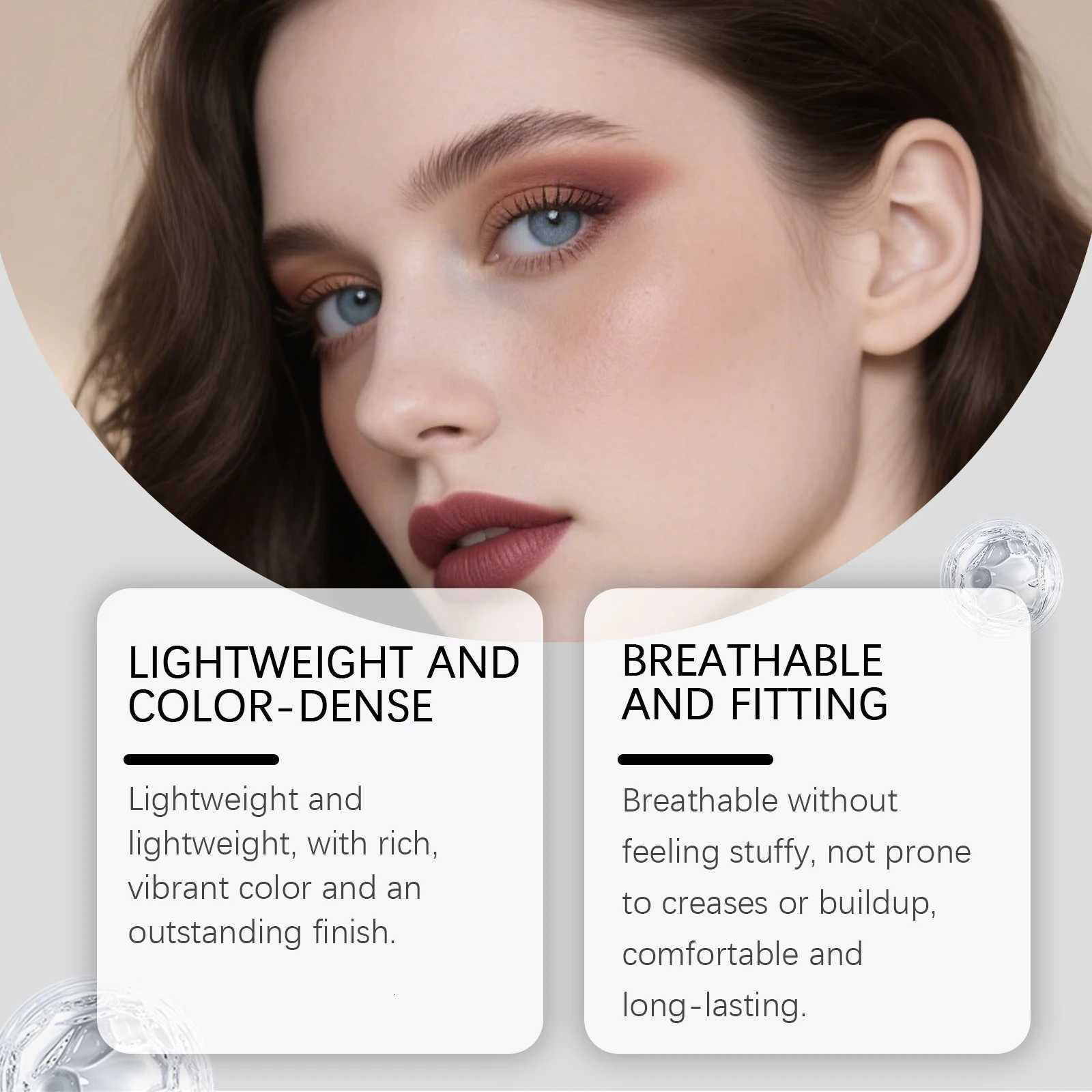 Waterproof Smudge-Proof 9-Color Eyeshadow Palette Multi-Use Long-Lasting Non-Fading Eye Makeup Parties Daily Gatherings M260527 - view 4