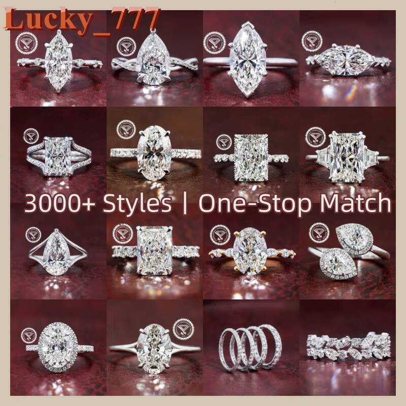 IGI Certified Lab Grown Diamond Ring CVD HPHT 05ct to 3ct for Men Women Engagement Wedding Customized 14k 18k Solid Gold