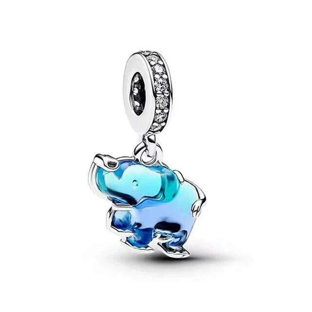 Hot Sale Collection Series Cute Elephant Bear Penguin And Bunny Charm Bead Fit 925 silver Bracelet DIY Accessories Gift For Women