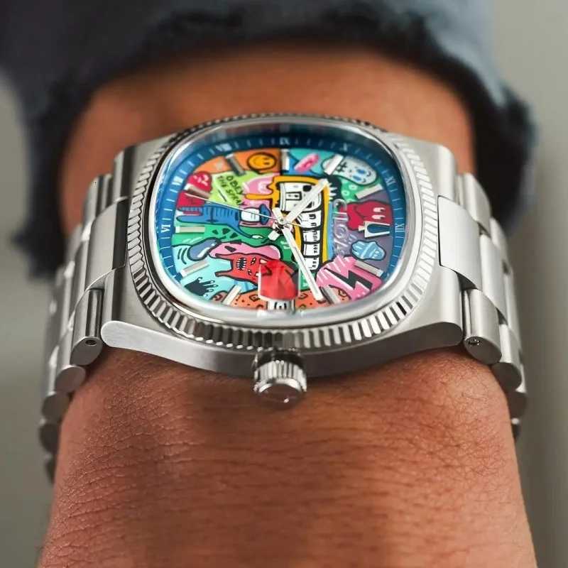 CILOA painted dial watch mens brand authentic trendy fashion 2025 new brand authentic high quality waterproof quartz watchR260528