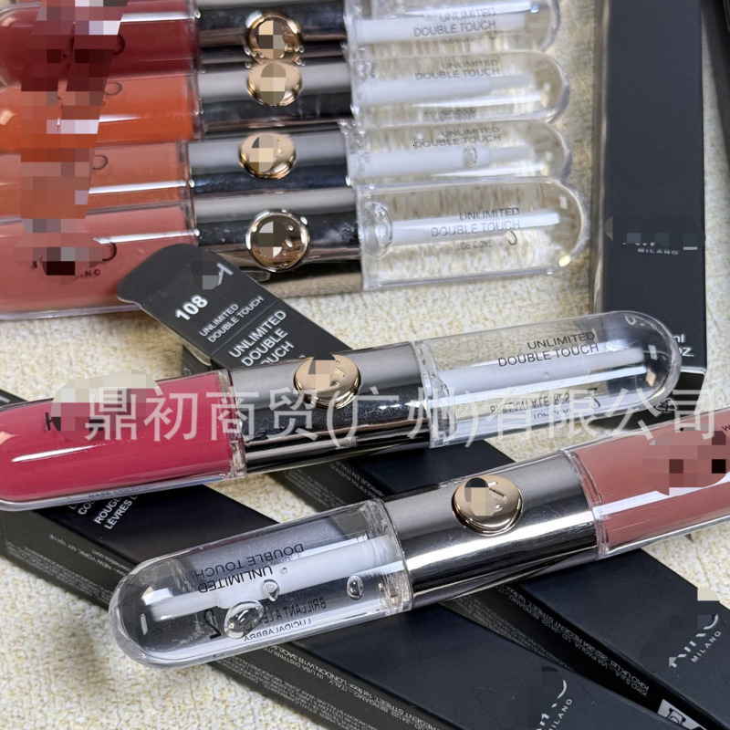 Face Care Devices 6 colorsMake Up Jelly Moisturizing Lip Oil Double Heads Lip Gloss Sexy Plump Lip Glow Oil Tinted Lip Plumper Lips Makeup 231202