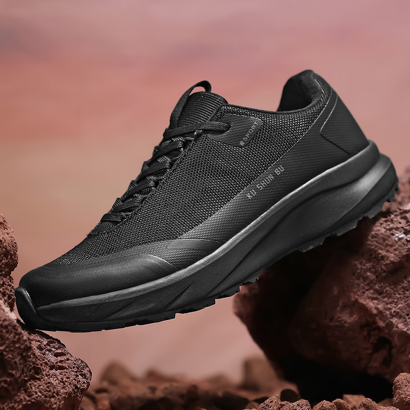Mens Chunky Trail Sneakers Non Fashion Gifts Slip Rubber Sole For All Day Outdoor Comfort