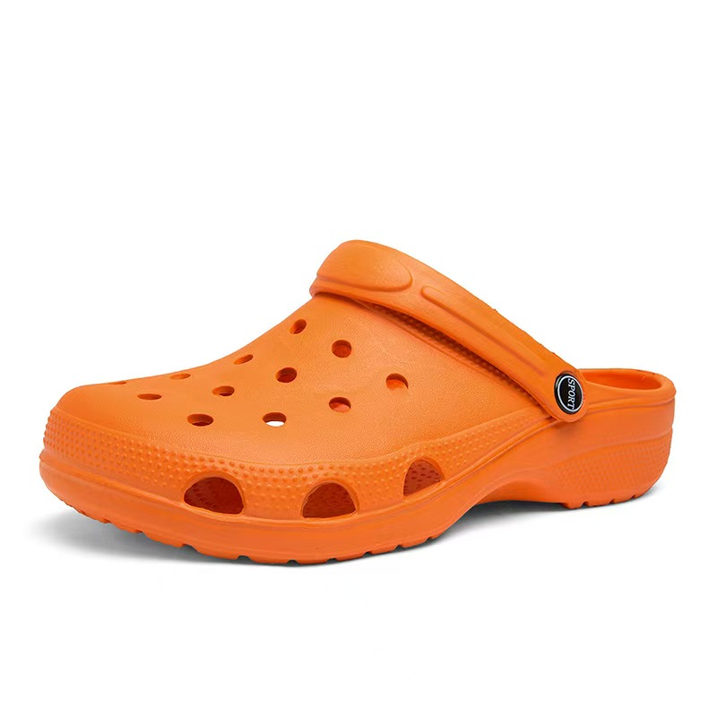 Men's sandals garden shoes women's summer new solid color sandals couple closed-toe beach shoes men's plus size 36-48 - view 6