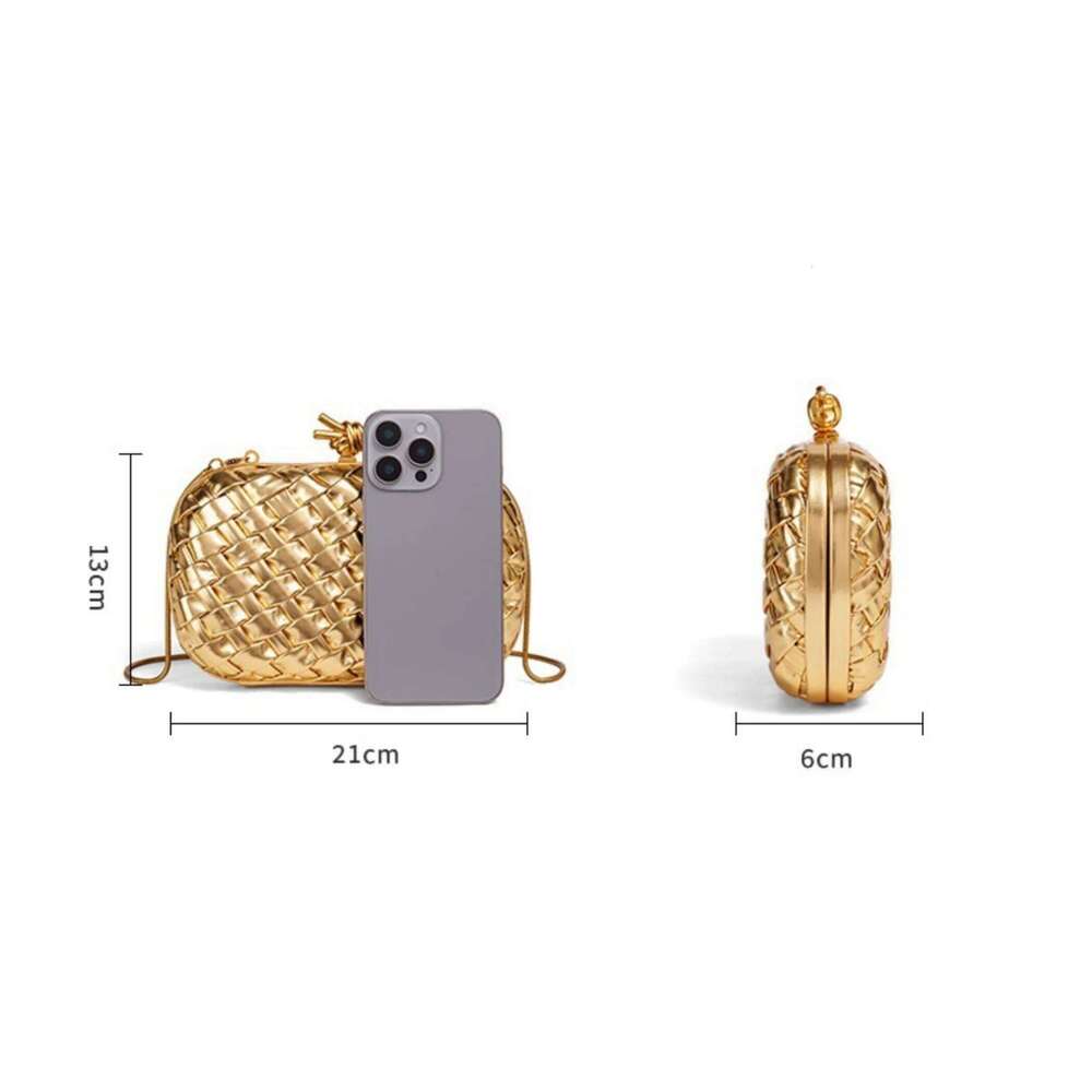 Gold Women's Fashion Wedding Purse Evening Party Shoulder Handbags Clutch Bag - view 4
