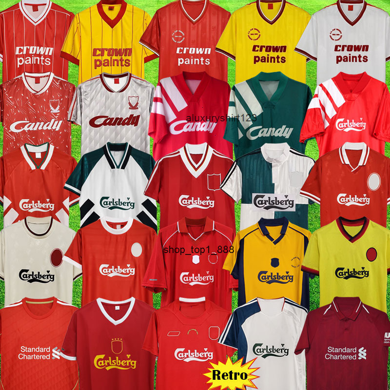 DALGLISH Retro Soccer Jerseys Gerrard 2005 Smicer Alonso 10 11 Vintage Football Shirts 93 95 96 97 98 FOWLER TORRES 82 89 91 Maillot 85 86 Kuyt Keane 