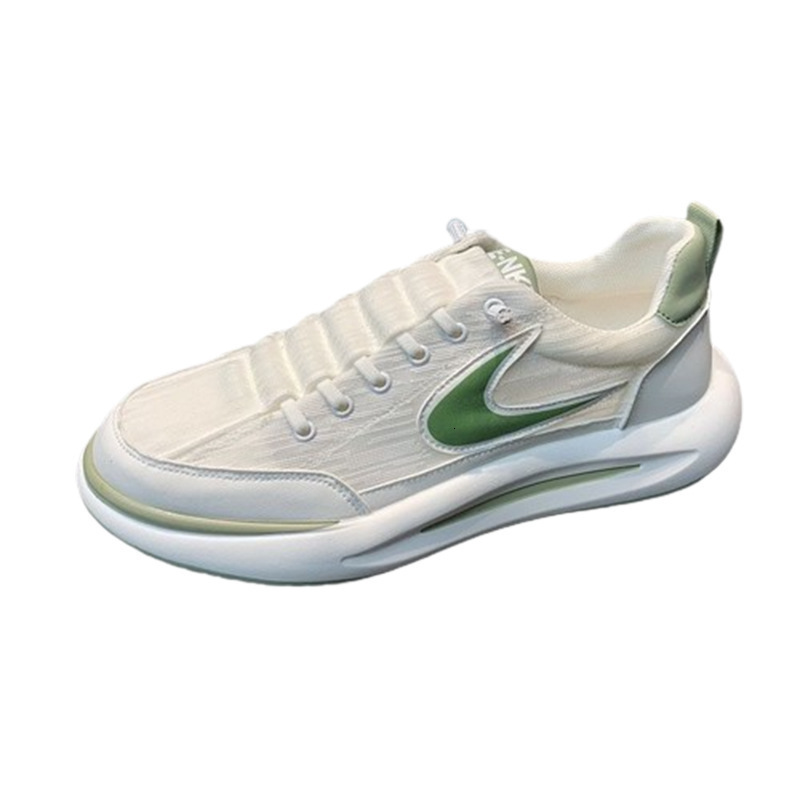 Unisex White Green Blue Chunky Sneakers Fashion Gifts Breathable Mesh For Casual Street Daily Wear - view 5
