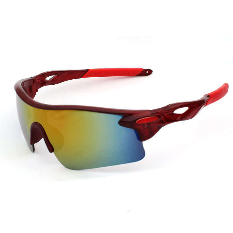 2025 New Colorful Trendy Mirror 009181 Men's and Women's Outdoor Sunshade Glasses PC Sports Cycling Sunglasses