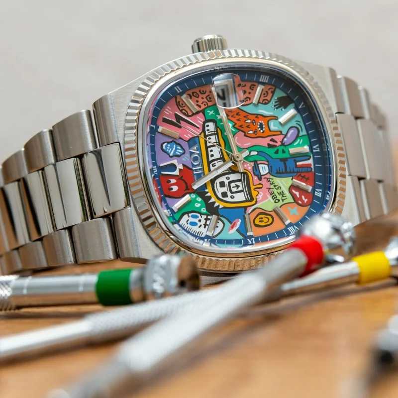 CILOA painted dial watch mens brand authentic trendy fashion 2025 new brand authentic high quality waterproof quartz watchR260528