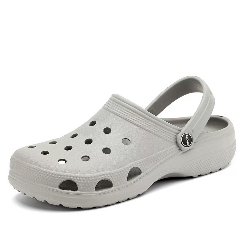 Men's sandals garden shoes women's summer new solid color sandals couple closed-toe beach shoes men's plus size 36-48 - view 8