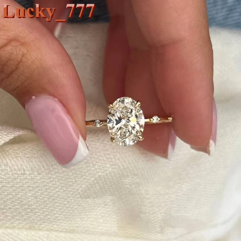IGI Certified Lab Grown Diamond Ring CVD HPHT 05ct to 3ct for Men Women Engagement Wedding Customized 14k 18k Solid Gold