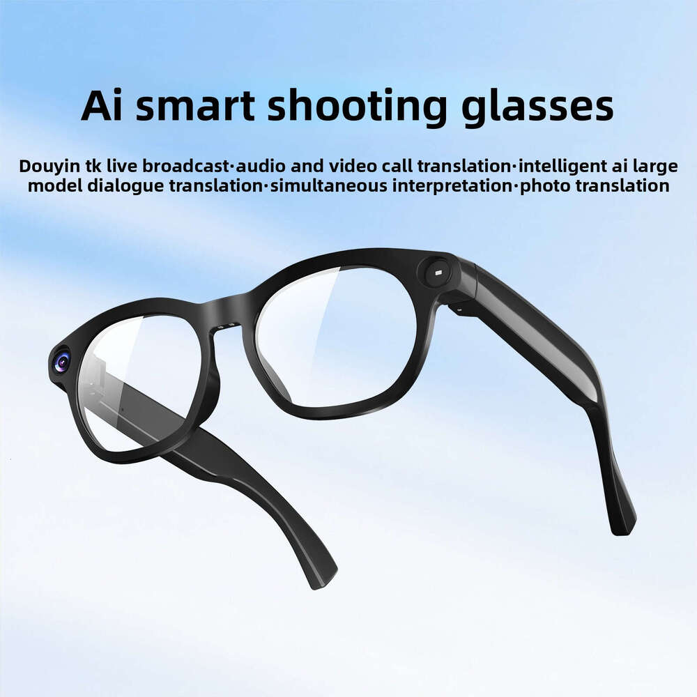 CY03 AI Smart Glasses 800W Pixel HD Photo Video Bluetooth Calling Real Time Translation Live Streaming CKS