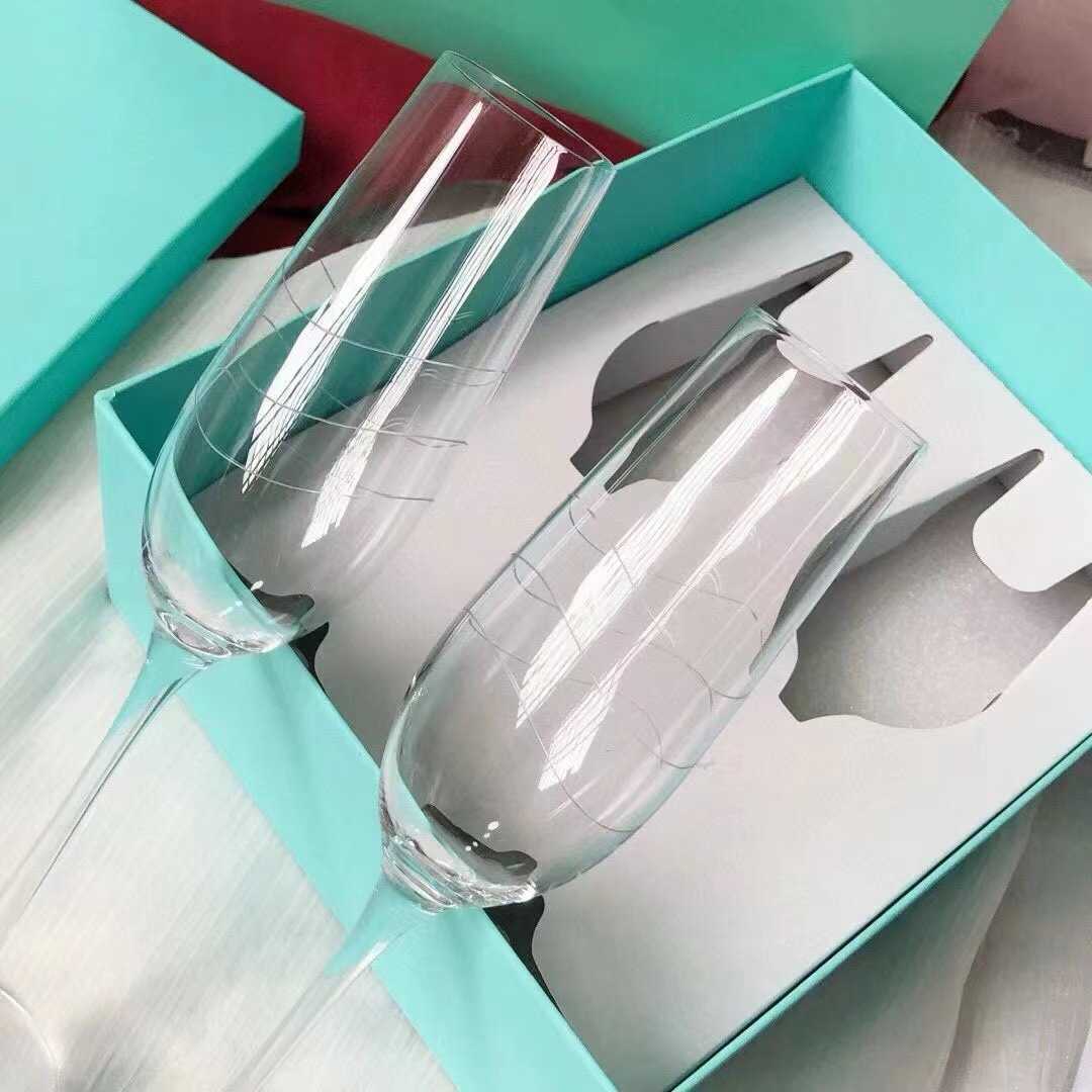 Glass Champagne Glass Goblet Red Wine Glass Gift Set Sparkling Sweet Wine Glass Cocktail Glass T260616