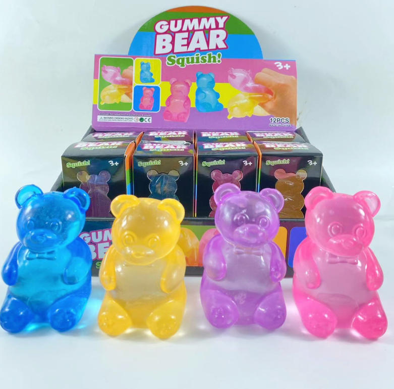 Wholesale 12pcs/box gummy bear Decompression Toy In stock, ships immediately.