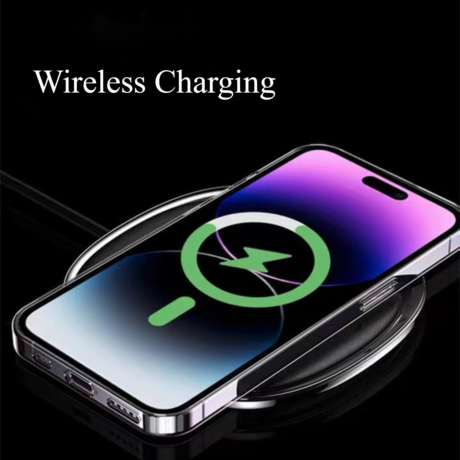 Magnetic Phone Case for iPhone 16E,Clear Acrylic Protective Cover Compatible with iPhone 17/12,Supports Magnetic Wireless Charging