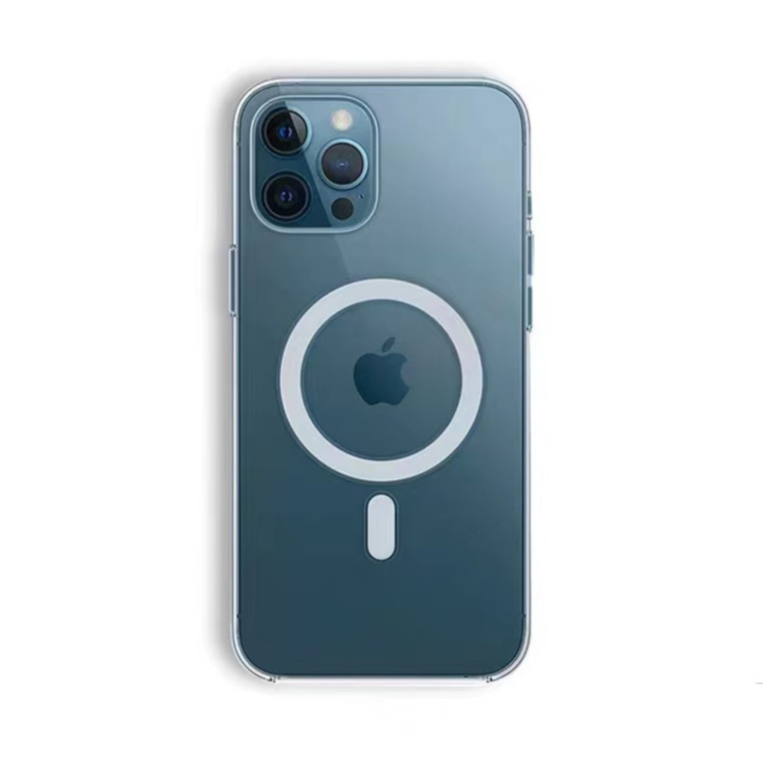 Magnetic Phone Case for iPhone 16E,Clear Acrylic Protective Cover Compatible with iPhone 17/12,Supports Magnetic Wireless Charging