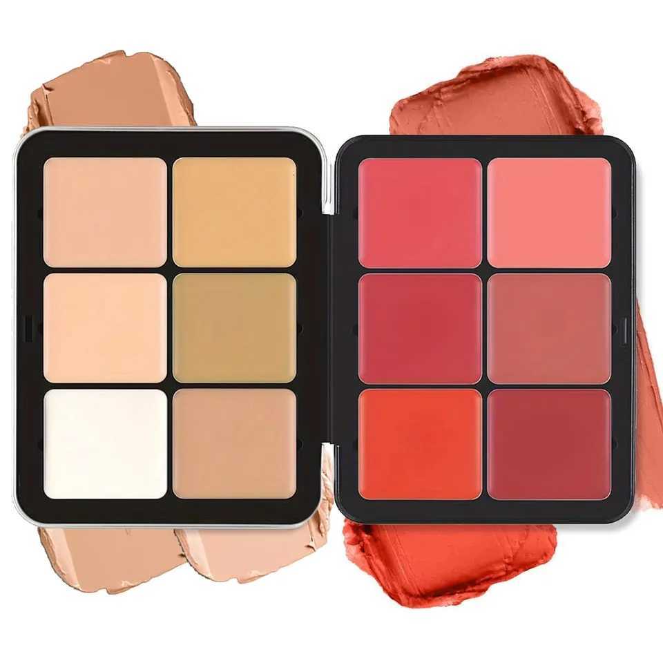 12-color iron box concealer blush cream matte highlight contour makeup all-in-one palette M260527