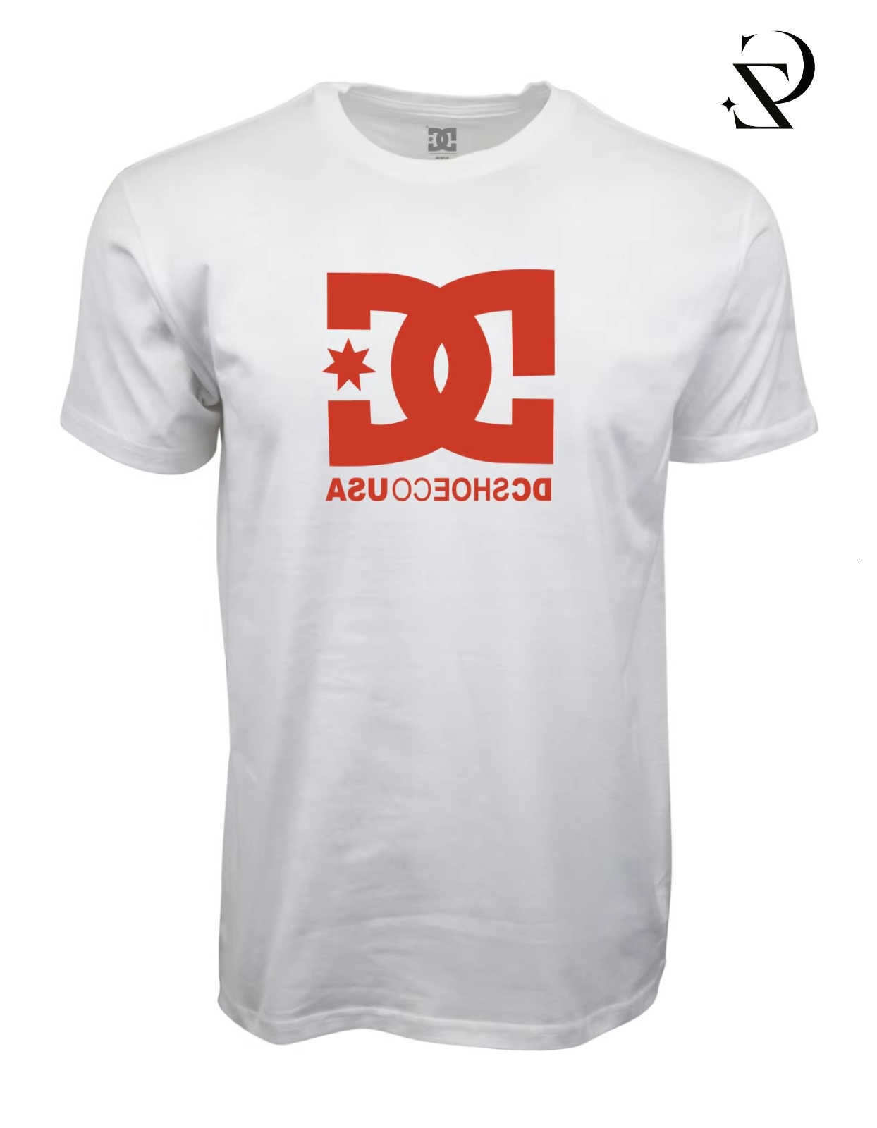 2026 Summer T Shirt Top Cotton Fashion DC Shoes American Pattern T-shirt Printed Pure Cotton More Color Choices Widening H260528
