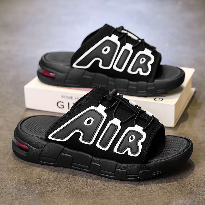 Plus Size Air Cushion Trendy Brand Slippers Summer Wear Internet Celebrity Non-Slip Outdoor Sports Thick-Soled Beach Sandals dh911125171 - view 9