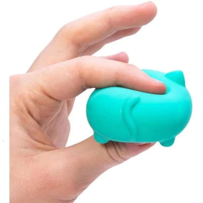 Schylling NEEDOH Cool Cat Squishy Slow Rise Stress Relief Ball Fidget for Adult Kids Anti-Anxiety Sensory Toys 26L0528