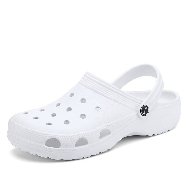 Men's sandals garden shoes women's summer new solid color sandals couple closed-toe beach shoes men's plus size 36-48 - view 7
