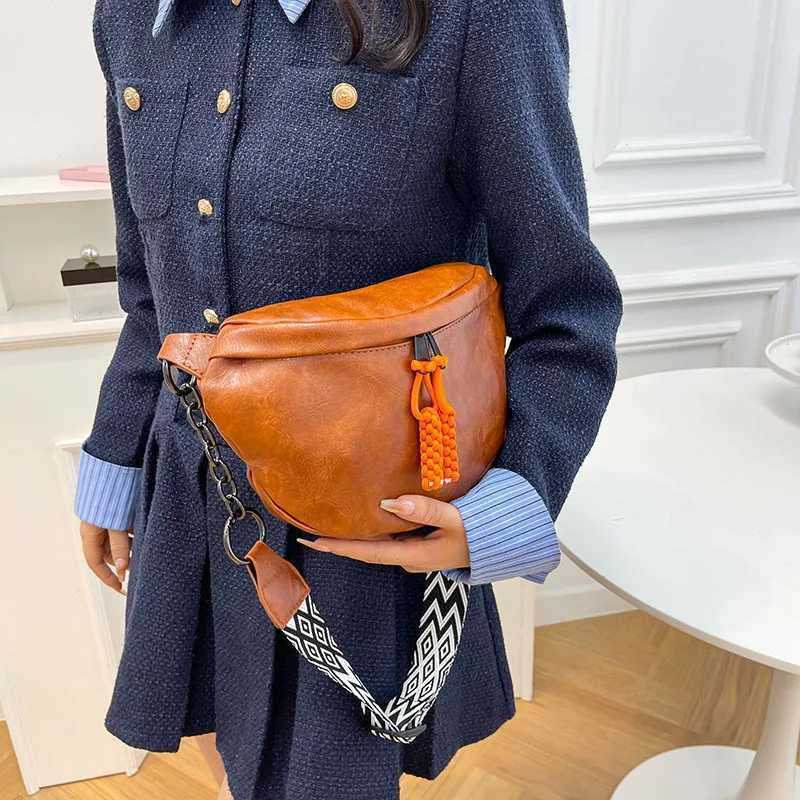 Soft Leather Waist Bag For Women Chain Fanny Pack High quality Shoulder Belt Purse Bags Fashion Designer Crossbody Chest BagsT260528