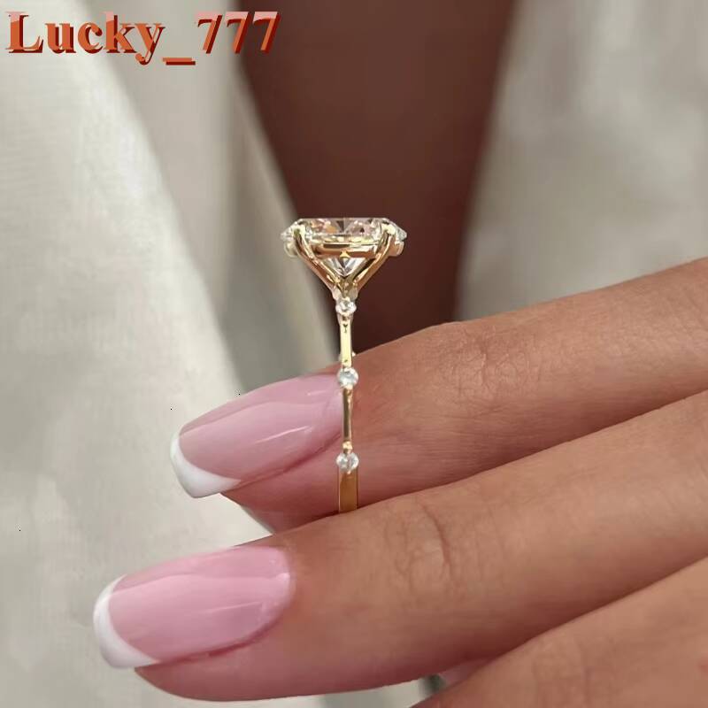 IGI Certified Lab Grown Diamond Ring CVD HPHT 05ct to 3ct for Men Women Engagement Wedding Customized 14k 18k Solid Gold