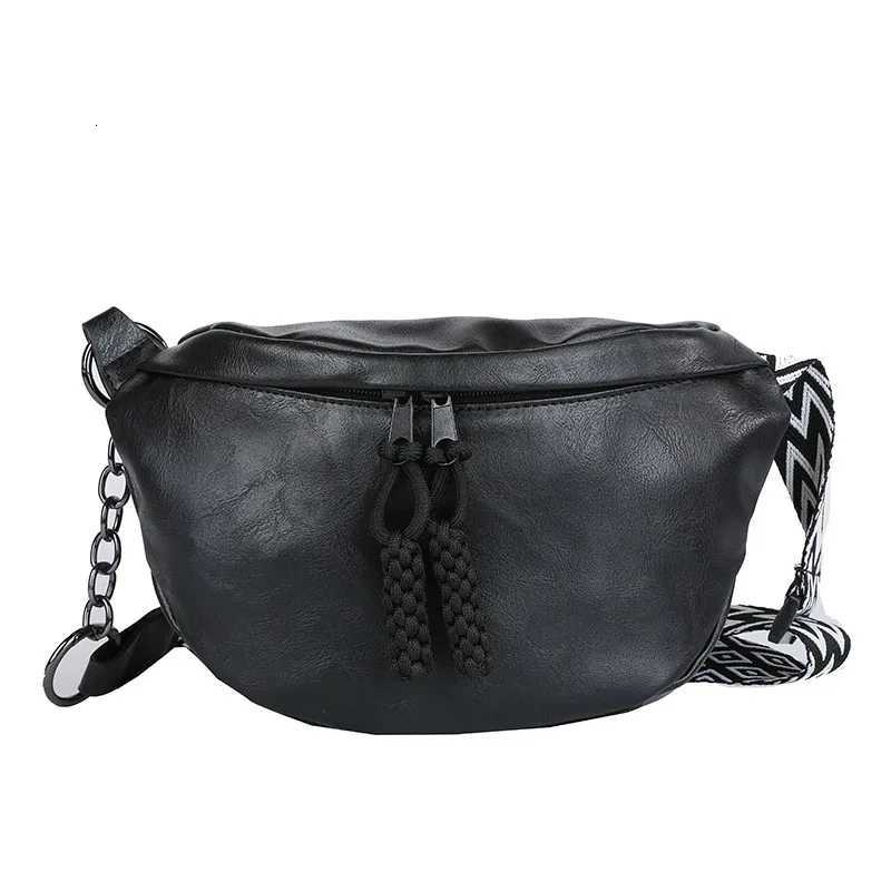 Soft Leather Waist Bag For Women Chain Fanny Pack High quality Shoulder Belt Purse Bags Fashion Designer Crossbody Chest BagsT260528