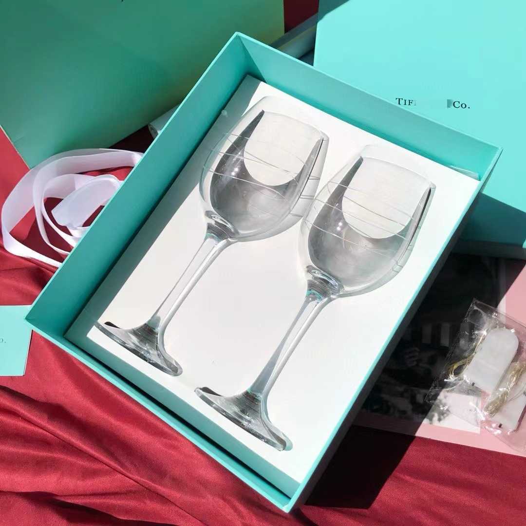 Glass Champagne Glass Goblet Red Wine Glass Gift Set Sparkling Sweet Wine Glass Cocktail Glass T260616