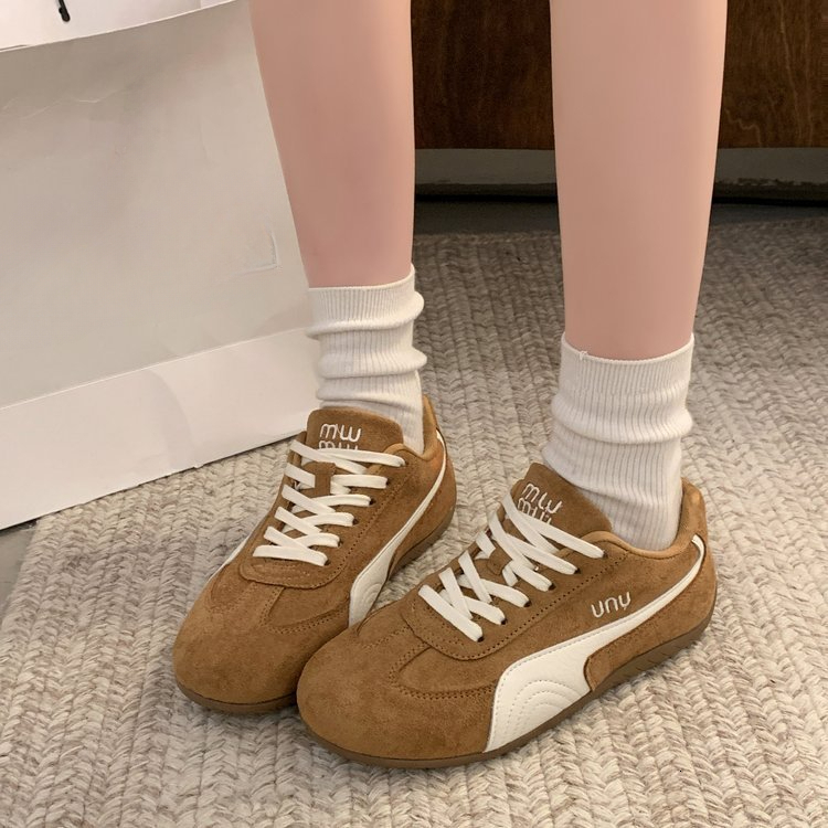 Womens Multi Fashion Gifts Color Suede Retro Sneakers Lace Up For Casual Daily Street Wear - view 4