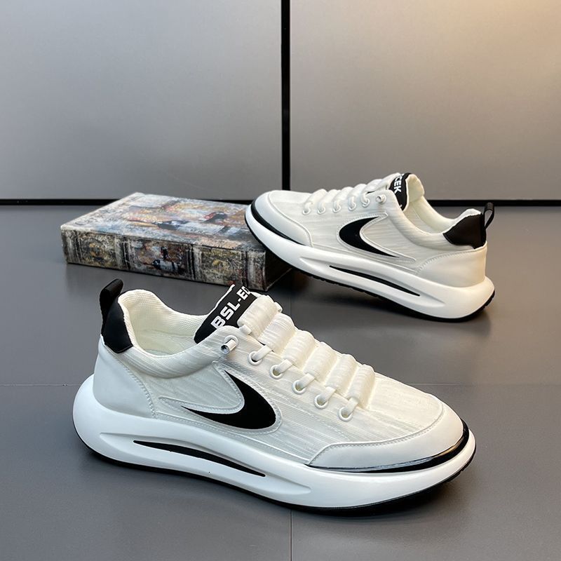Unisex White Green Blue Chunky Sneakers Fashion Gifts Breathable Mesh For Casual Street Daily Wear - view 4