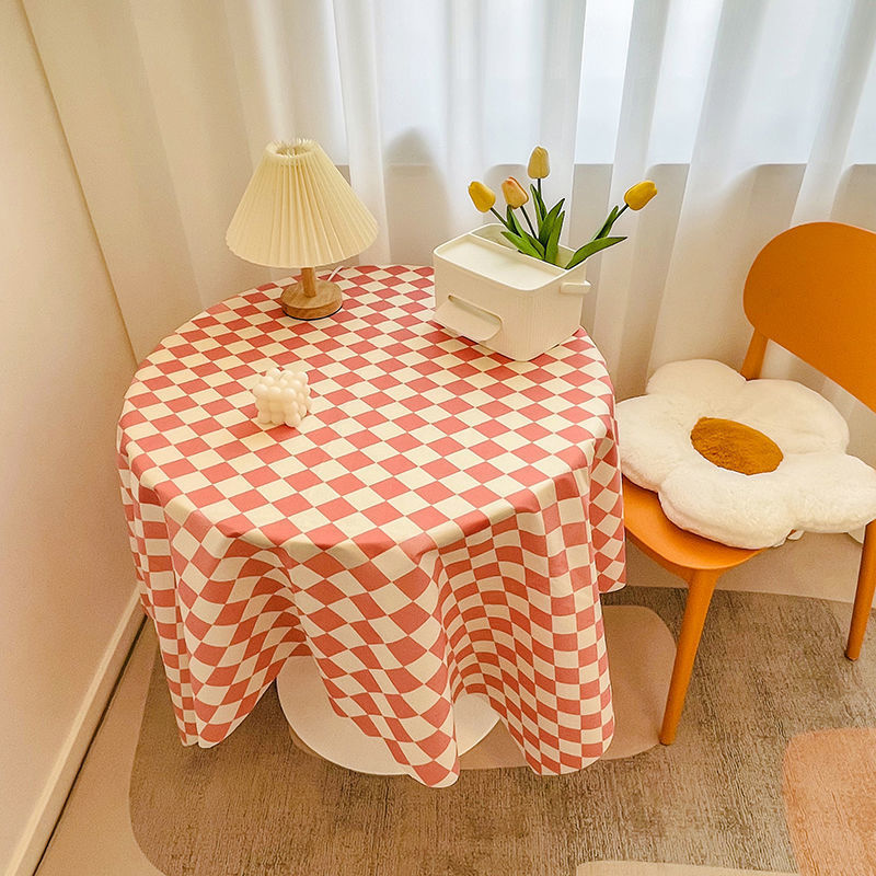 YL-38719 Custom plaid floral tablecloth, velvet desk cloth, street vendor backdrop, dining table and coffee table cloth.