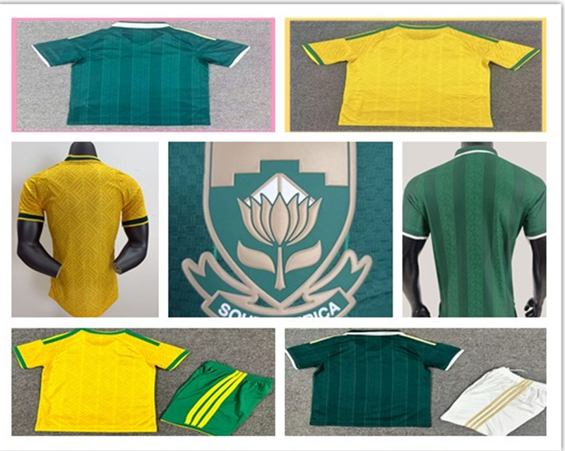South Africa 2026 World Cup National Team away home FANS Version Football Jerseys super men player version soccer jerseys south africa kids uniform je