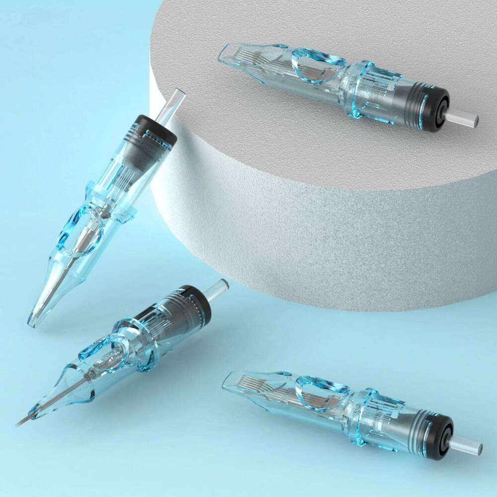 50pcs Liqi Mixed Disposable Tattoo Needles Sterile Cartridge Needles for Tattoo Machine Permanent Makeup Microblading Professional Body Art Supplies B