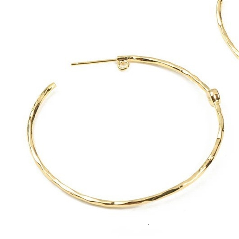 2026 New Trendy Summer gold Large Hoop Thin Hoop Elegant Earrings 250214