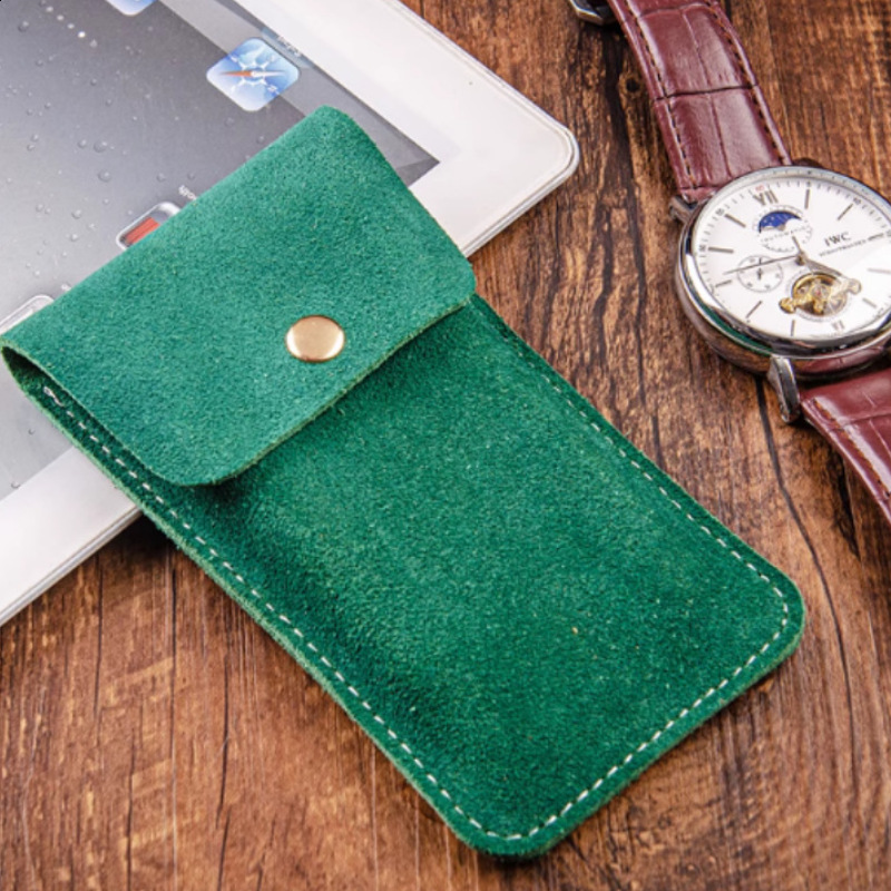 Leather Watch Box Bracelet Storage Bag Portable Travel Jewelry Leather Pouch Watch Pouch Bag Case for Men and Women 251110