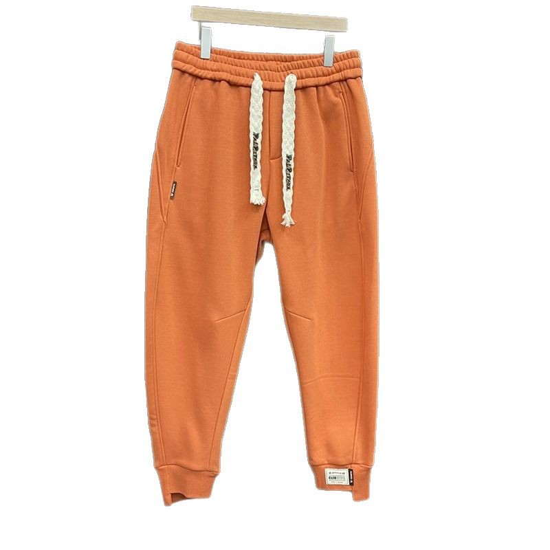 designer pants 2026 Winter Men's Casual Cargo Pants for Teen, Japanese Harajuku Warm Loose Fit Jogger Long Trousers, Versatile Trendy - view 6