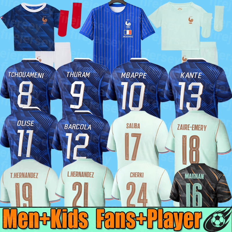 Maillot De Football France Jersey 2024 Soccer Jerseys French Benzema France Foo…
