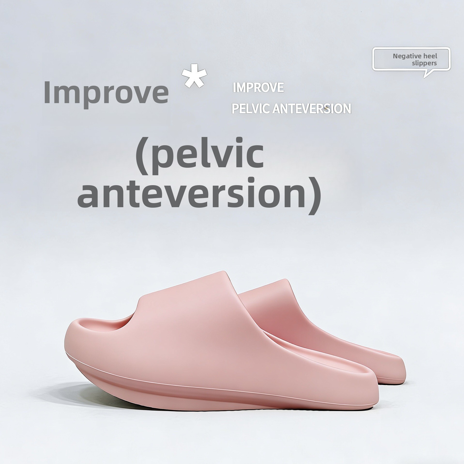 Designer shoe Negative Fashion Gifts heel with arch support women, slippers to improve pelvic alignment, corrective outdoor wear, suitable for home us - view 3