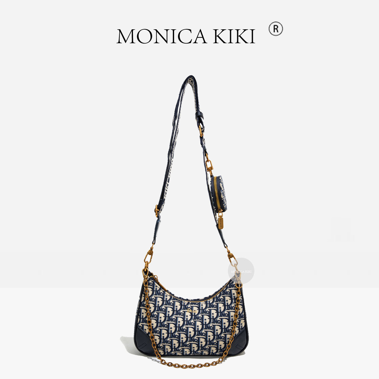 MONICA KIKI Luxury Shoulder Bags Fashionable exquisite portable one shoulder versatile single shoulder crossbody bag Free shipping