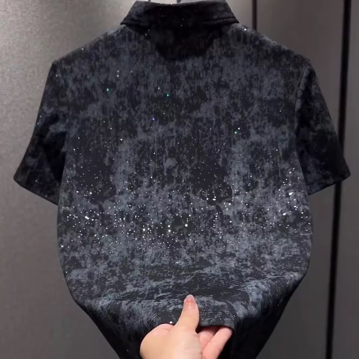 Designer Luxury Brand Essential Loose Plus Size Men's Short Sleeved T-shirt Trendy Street Summer Fashion Embroidered Lapel Men's Polo Shirt 