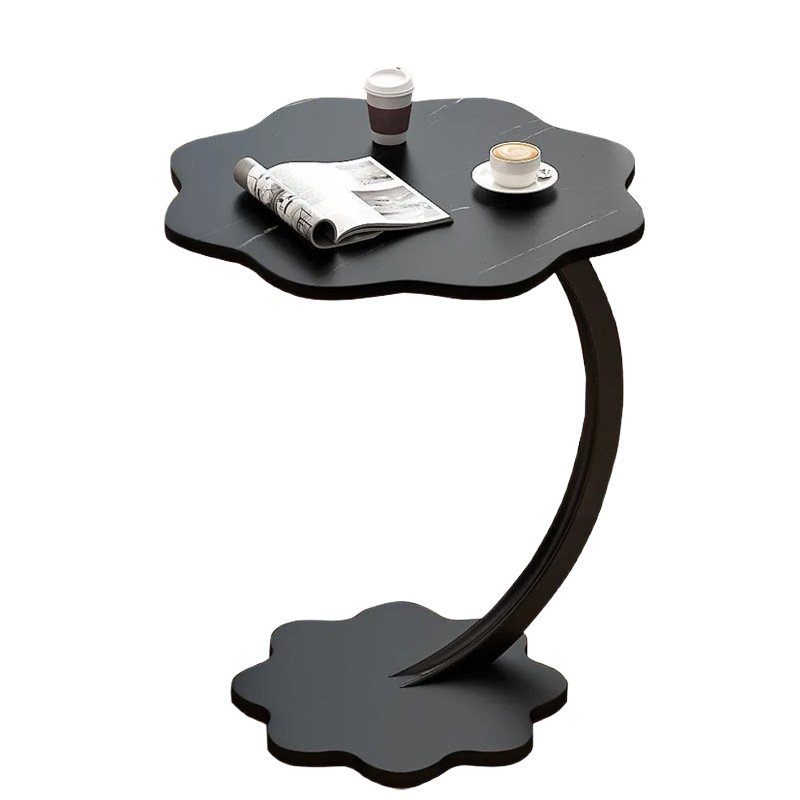 R05292 Side table, double-layered coffee table for bedroom and bedside
