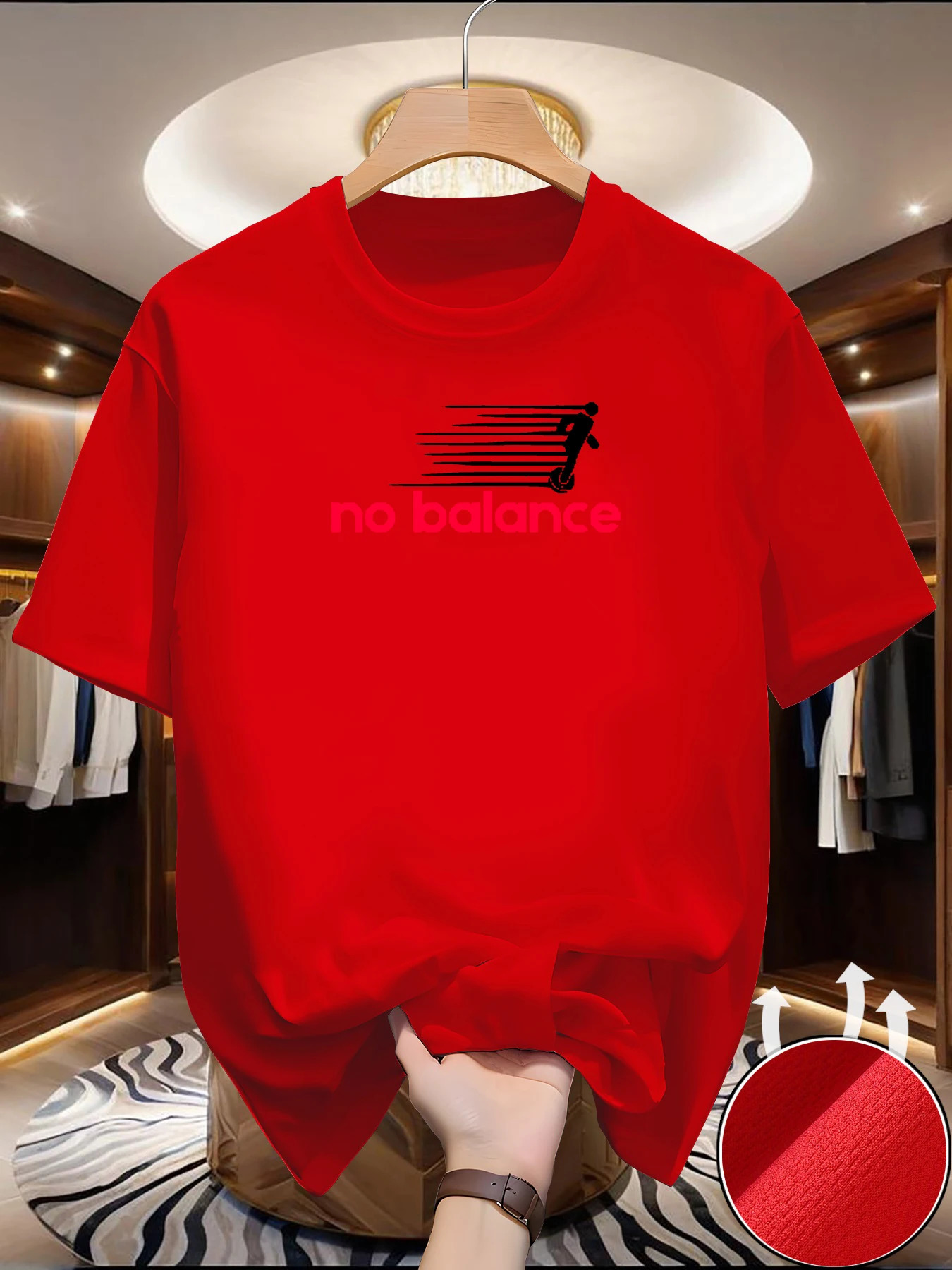 round Neck Running T-shirt Men Summer Thin Top Athlete print Quick Dry Short Sleeve Breathable Fitness Sports T-shirt Wear 260529 - view 3