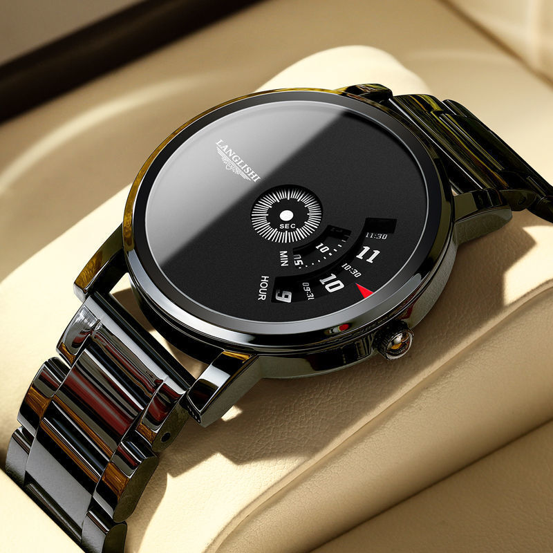 LLS 2026 Luxury Men's Stainless Steel Quartz Watch Designer Wristwatch Ultra Thin Large Dial Waterproof Luminous Fashion Casual Timepiece