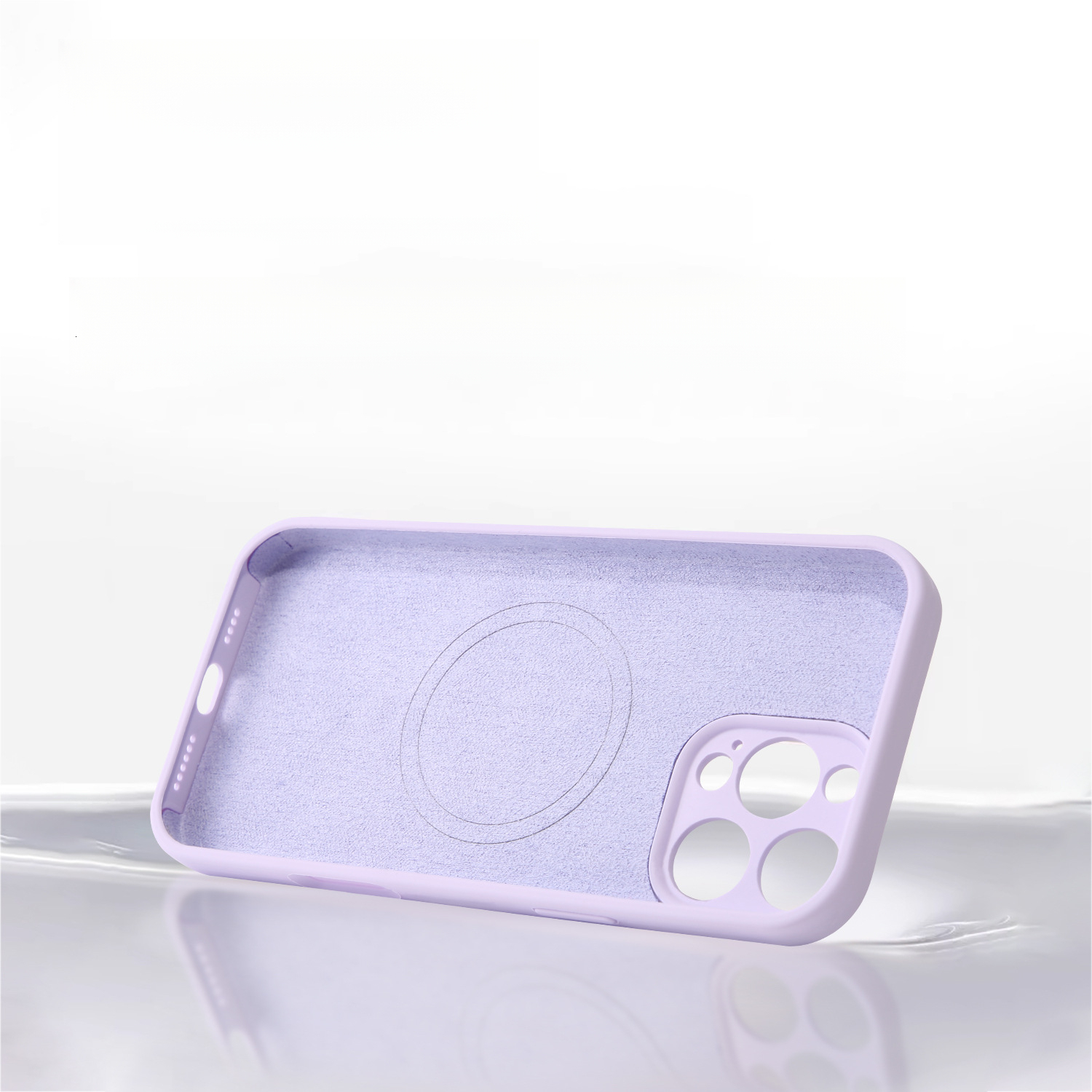 Compatible with Apple 16 Pro Max Button Full Coverage Magnetic Silicone Phone 15 Camera Protection Case