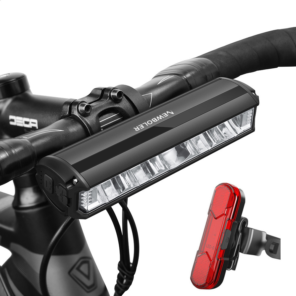 10000mAh bike light front 6000Lumen bike light waterproof flash USB charging MTB road bike light accessories 241022
